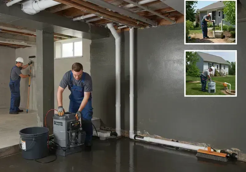 Basement Waterproofing and Flood Prevention process in Girard, IL